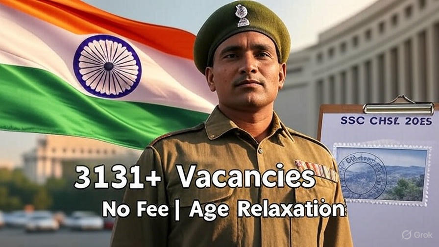 SSC CHSL 2025: Special Job Opportunity for Ex-Servicemen in Government Departments