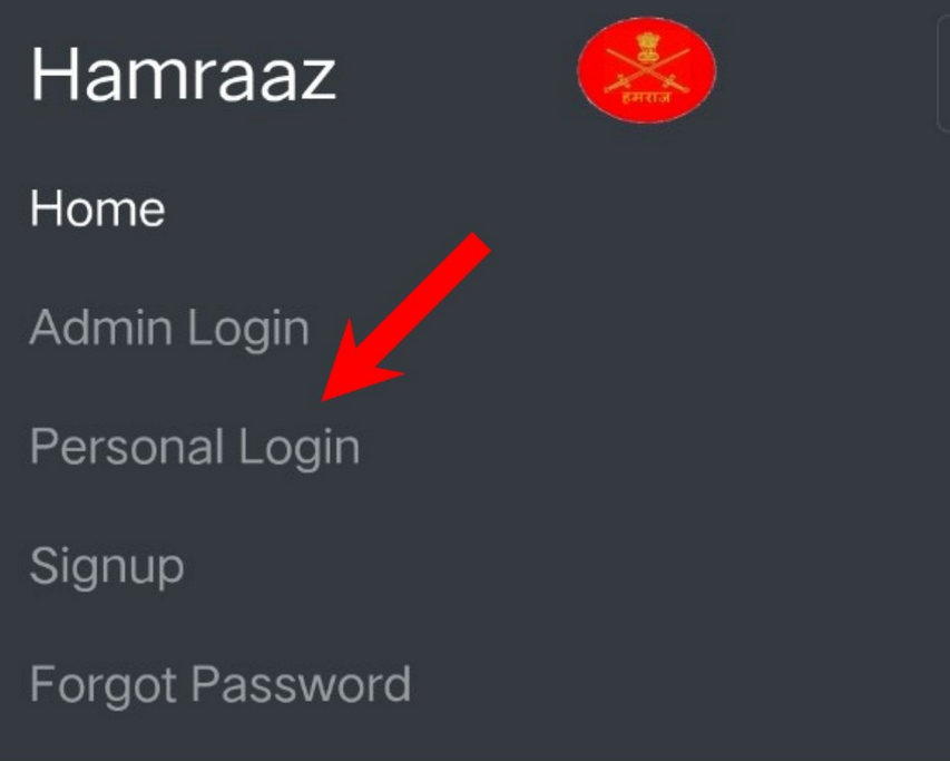 Hamraaz Perosnal Login