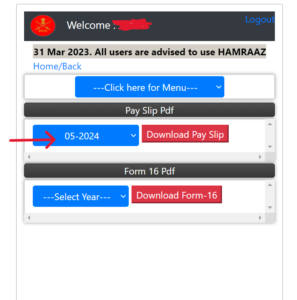 Hamraaz Payslip July 2024