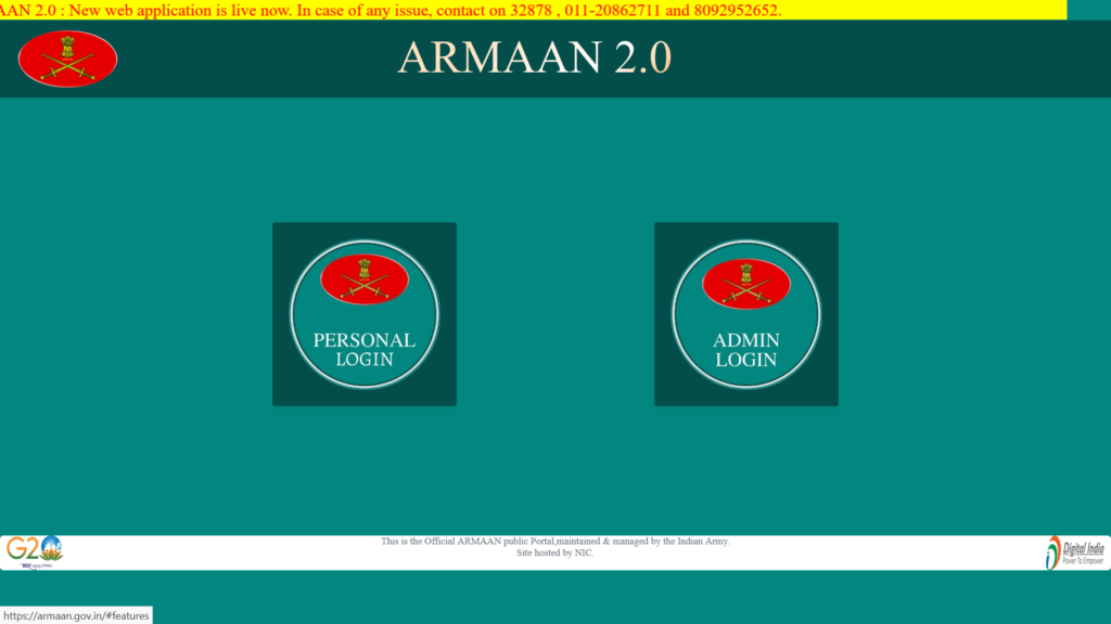 Armaan Web App 2.o