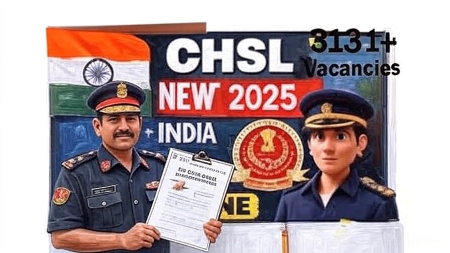 SSC CHSL 2025: Special Job Opportunity for Ex-Servicemen in Government Departments